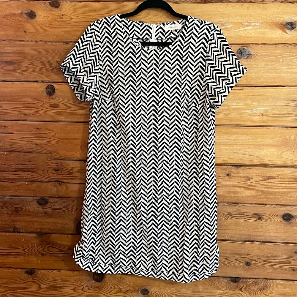 Sugarlips Dress Black and White short-sleeve dress M
